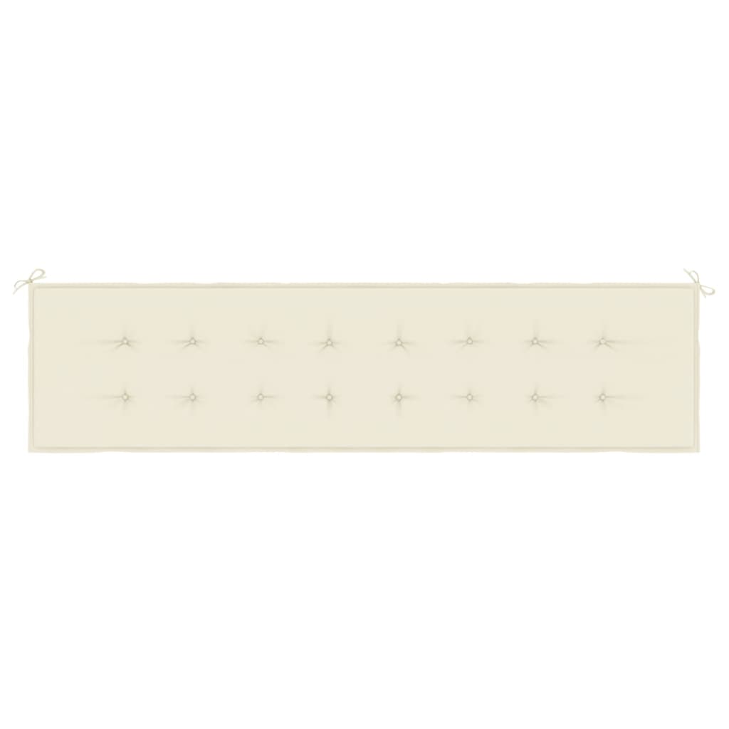 Tuinbankkussen 150x50x4 cm oxford stof crèmekleurig is nu te koop bij PeponiXL, paradijselijk wonen!