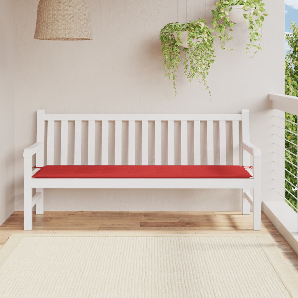 Tuinbankkussen 180x50x3 cm oxford stof rood is nu te koop bij PeponiXL, paradijselijk wonen!