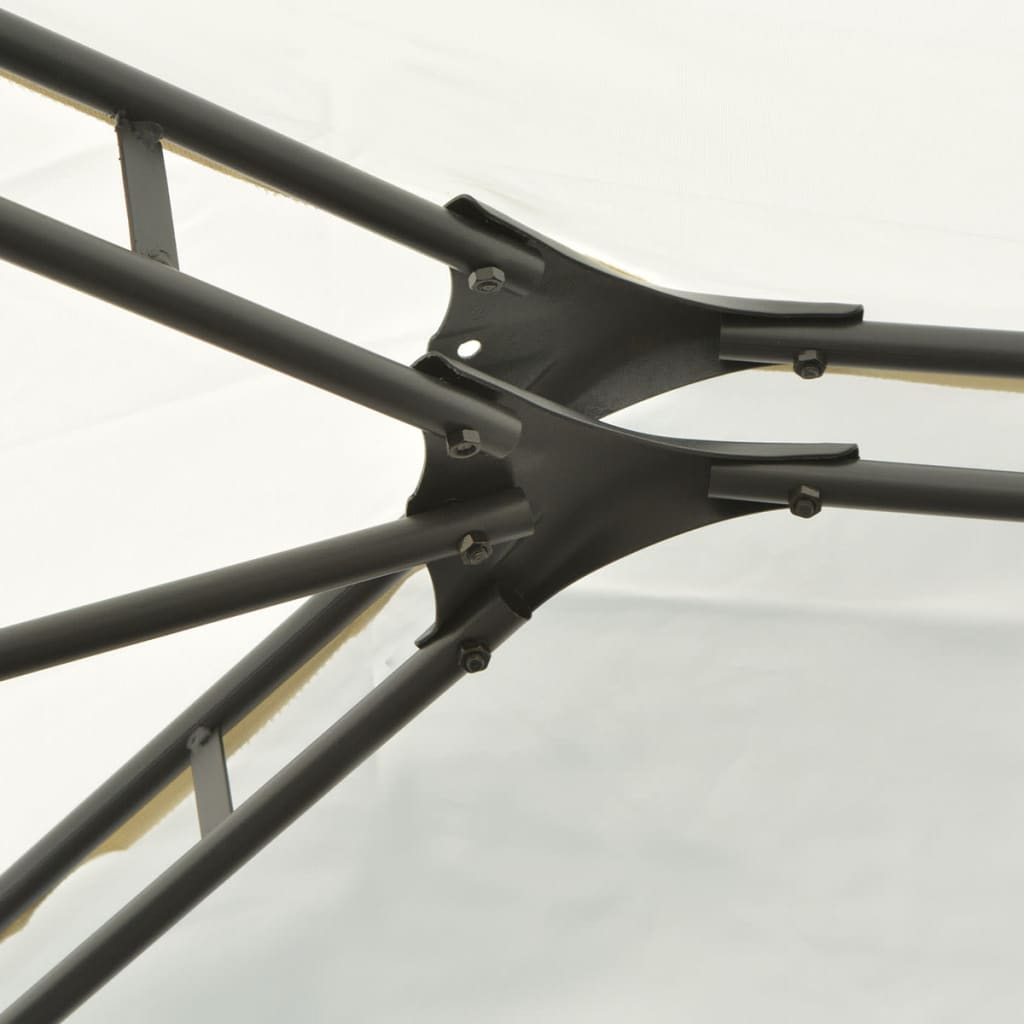 Tuinpaviljoen met gordijnen 4x3 m wit is nu te koop bij PeponiXL, paradijselijk wonen!