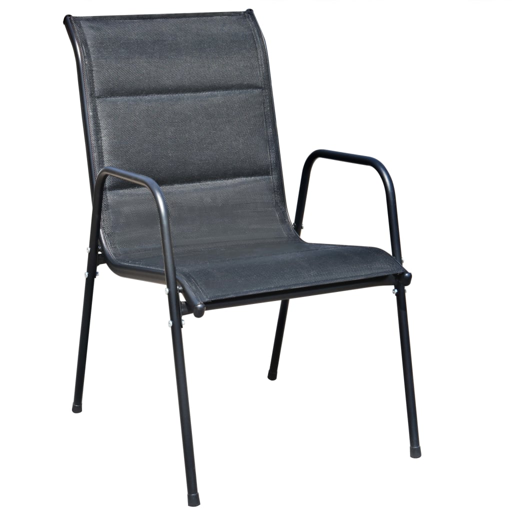 5-delige Tuinset staal zwart is nu te koop bij PeponiXL, paradijselijk wonen!