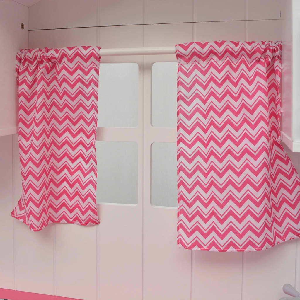 Speelgoedkeuken roze en wit 82x30x100 cm hout is nu te koop bij PeponiXL, paradijselijk wonen!