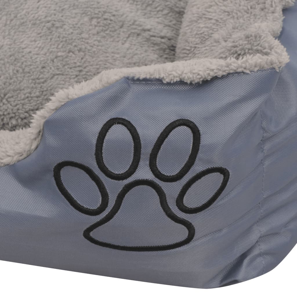 Hondenbed met gewatteerd kussen maat XL grijs is nu te koop bij PeponiXL, paradijselijk wonen!