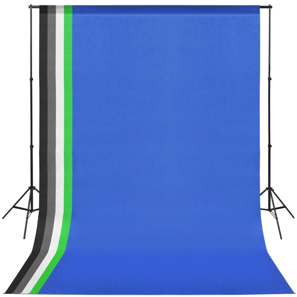 Fotostudioset met 5 achtergronden en verstelbaar frame is nu te koop bij PeponiXL, paradijselijk wonen!
