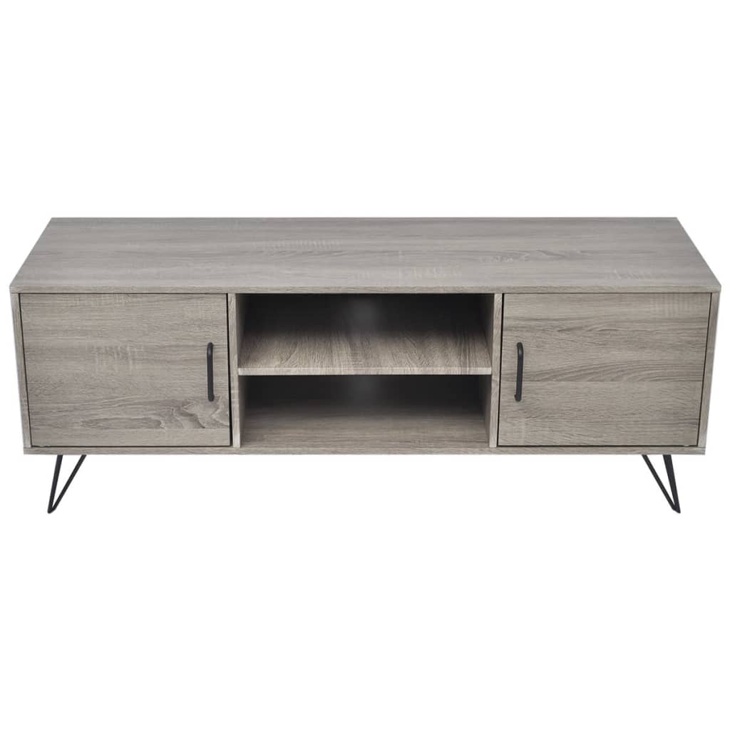 Tv-meubel 120x40x45 cm grijs is nu te koop bij PeponiXL, paradijselijk wonen!