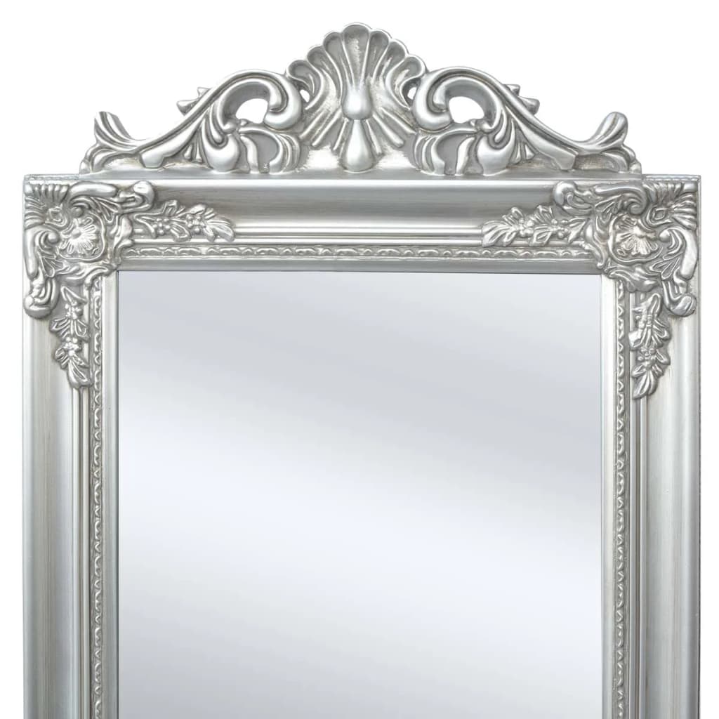 Vrijstaande spiegel Barok 160x40cm zilver is nu te koop bij PeponiXL, paradijselijk wonen!