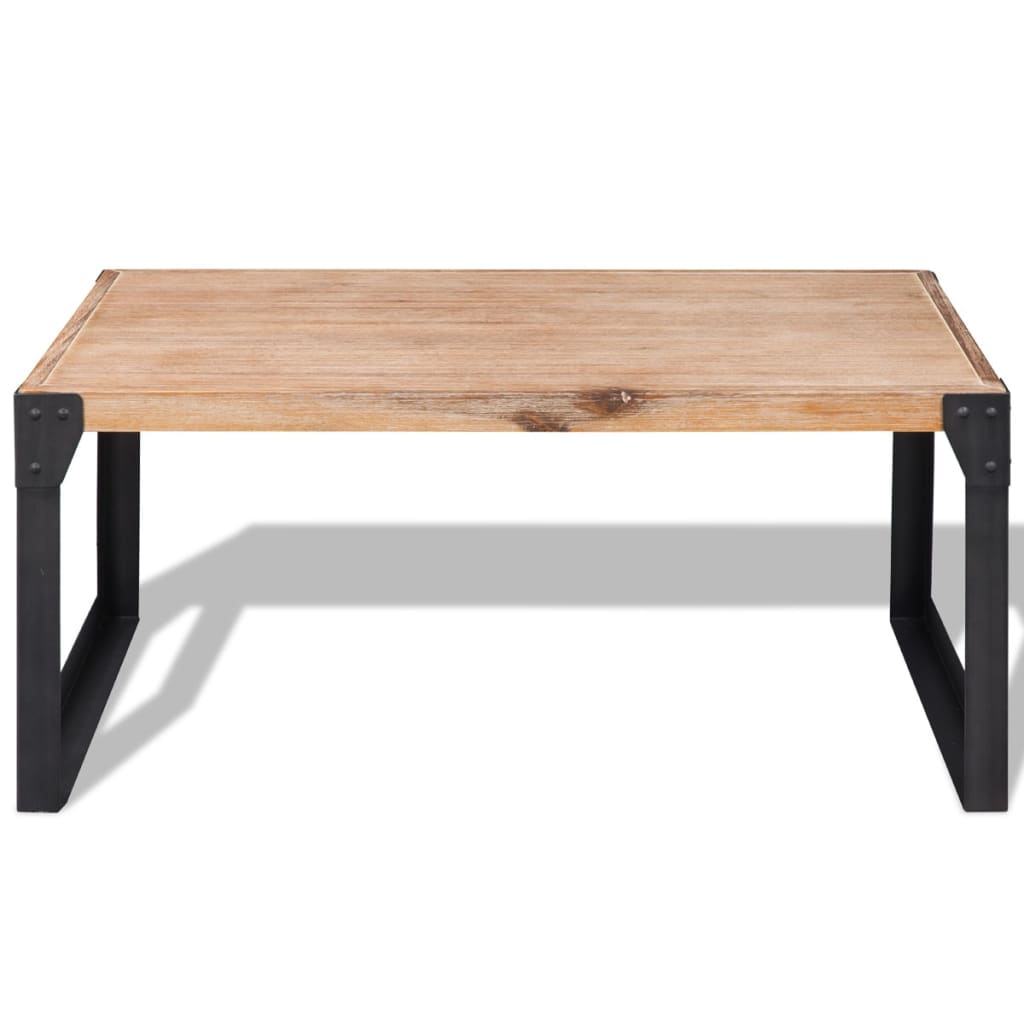 Salontafel 100x60x45 cm massief acaciahout is nu te koop bij PeponiXL, paradijselijk wonen!