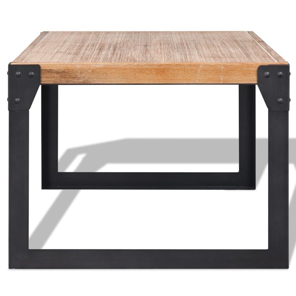 Salontafel 100x60x45 cm massief acaciahout is nu te koop bij PeponiXL, paradijselijk wonen!