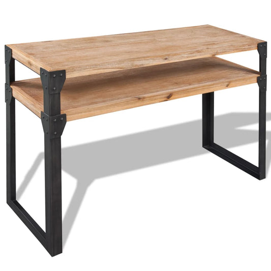 Wandtafel 120x40x85 cm massief acaciahout is nu te koop bij PeponiXL, paradijselijk wonen!