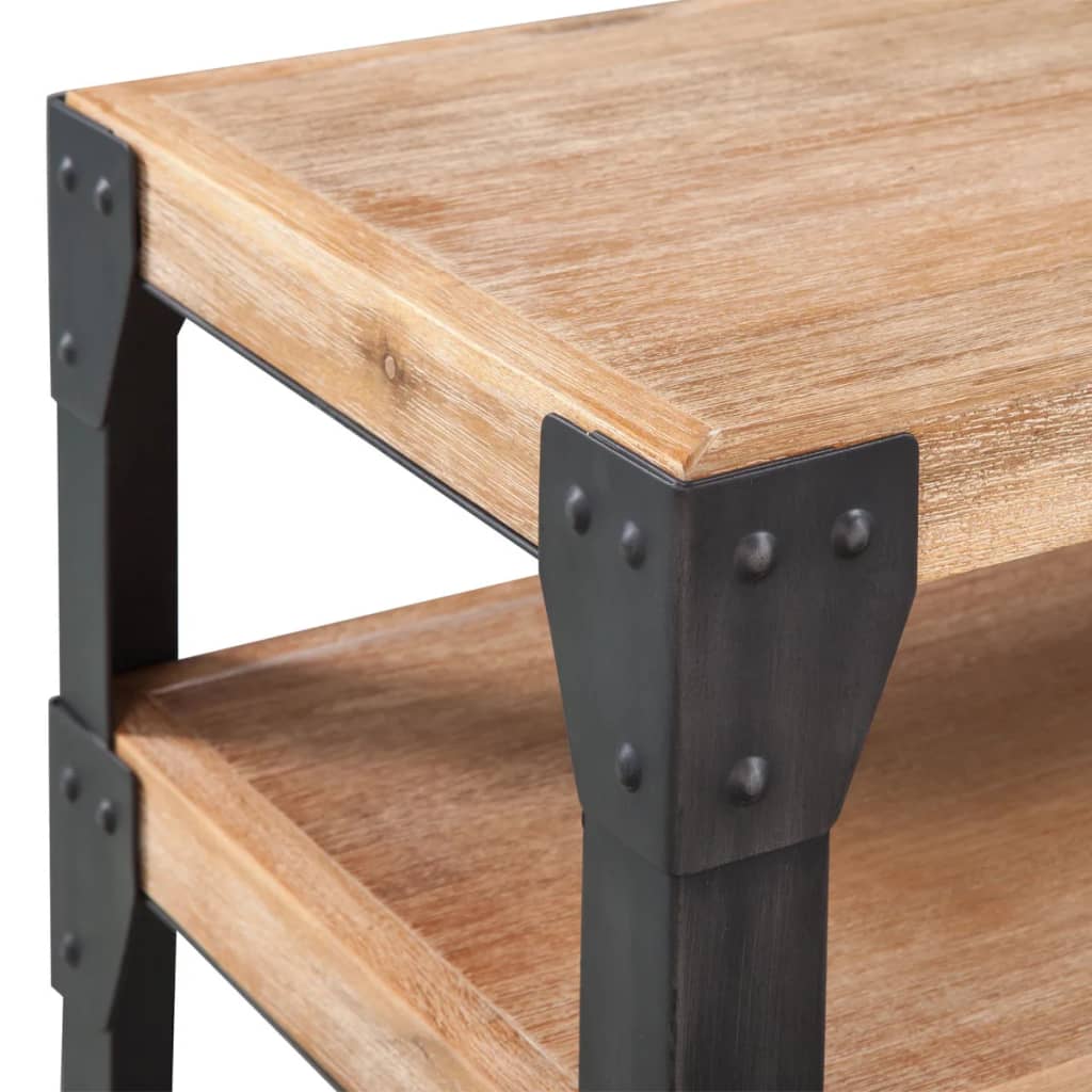 Wandtafel 120x40x85 cm massief acaciahout is nu te koop bij PeponiXL, paradijselijk wonen!