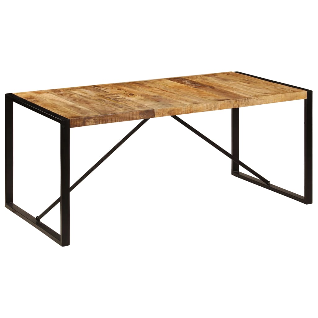 Eettafel 180 cm massief ruw mangohout is nu te koop bij PeponiXL, paradijselijk wonen!