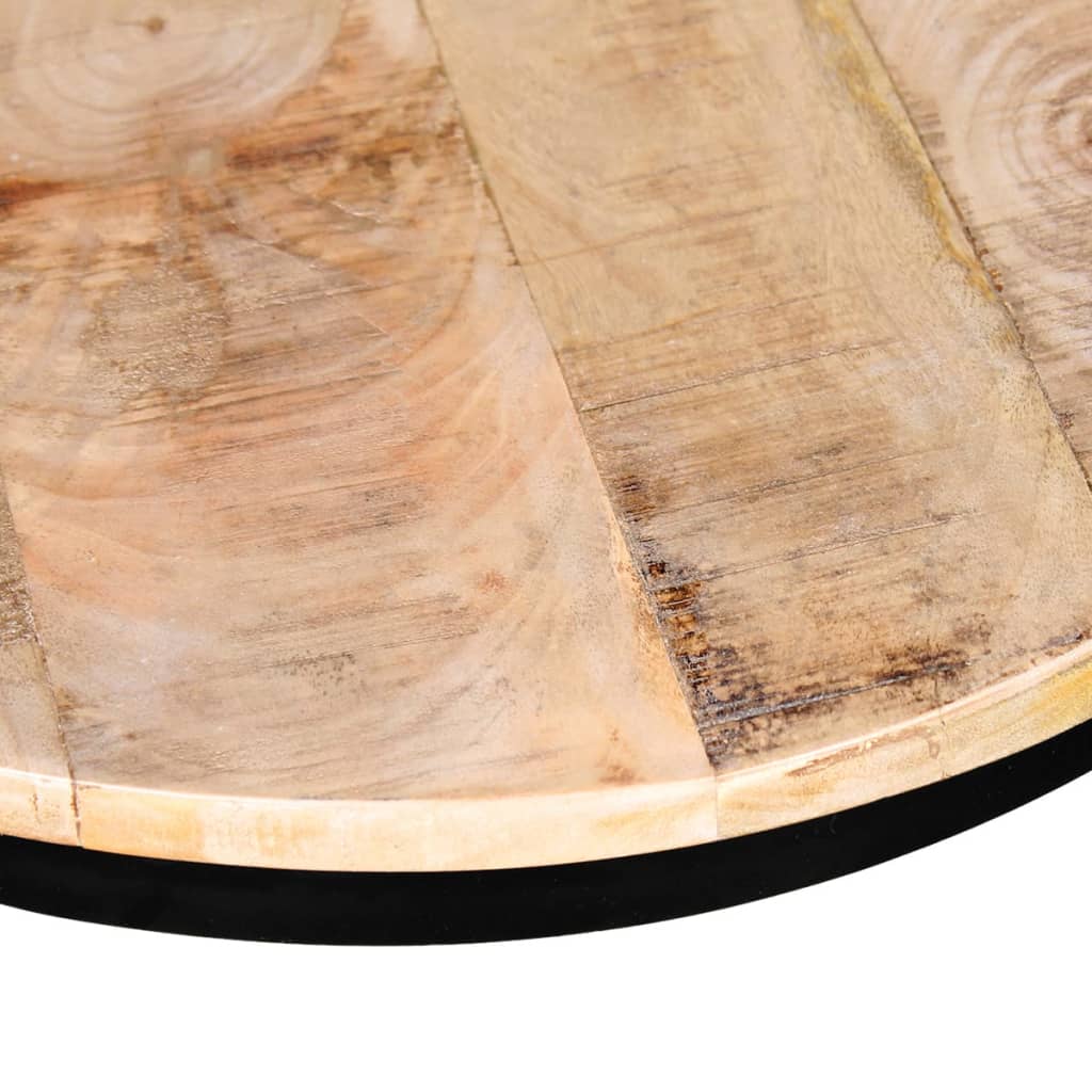 2-delige Salontafelset rond 40/50 cm ruw mangohout is nu te koop bij PeponiXL, paradijselijk wonen!