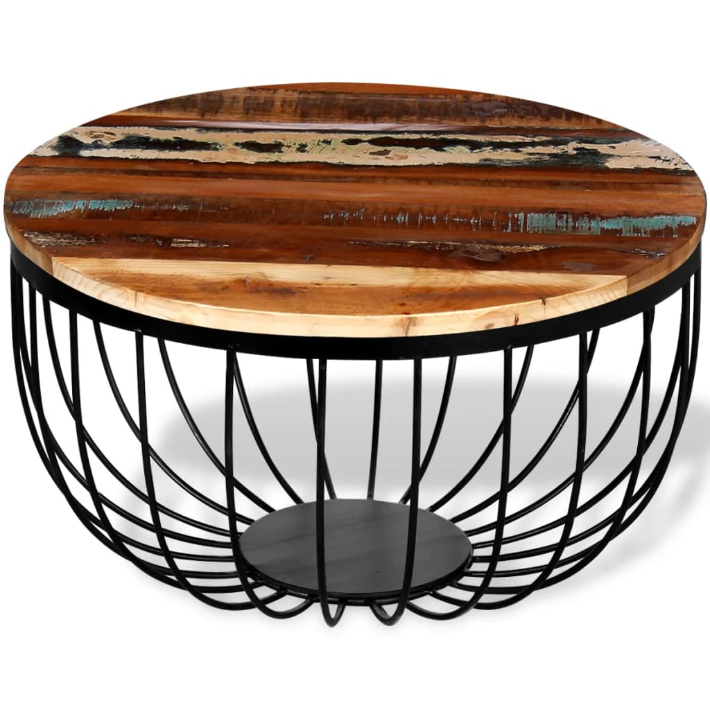 Salontafel massief gerecycled hout is nu te koop bij PeponiXL, paradijselijk wonen!