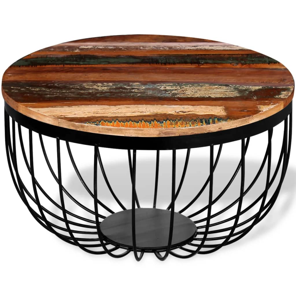 Salontafel massief gerecycled hout is nu te koop bij PeponiXL, paradijselijk wonen!