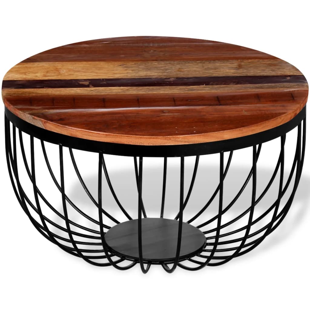 Salontafel massief gerecycled hout is nu te koop bij PeponiXL, paradijselijk wonen!