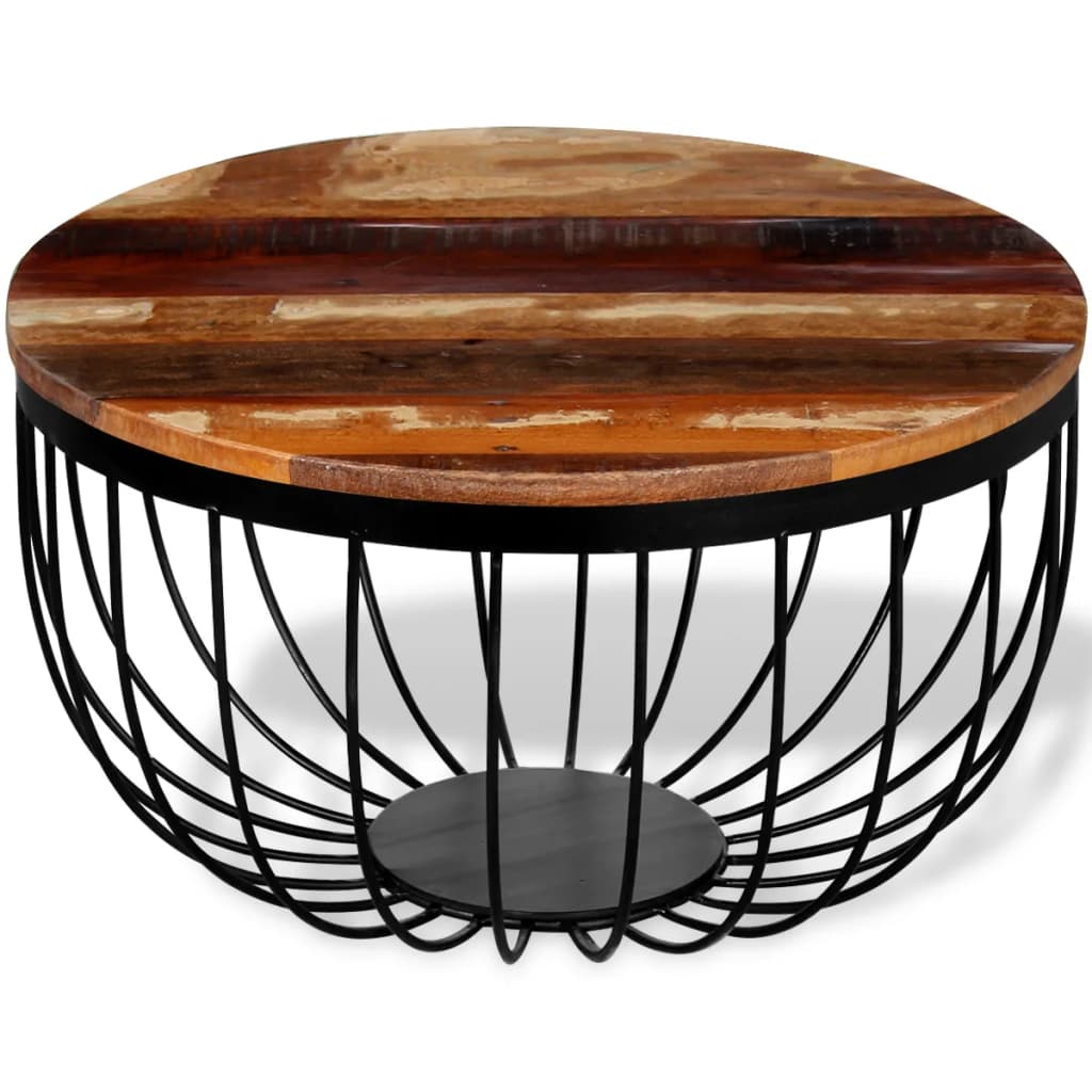 Salontafel massief gerecycled hout is nu te koop bij PeponiXL, paradijselijk wonen!