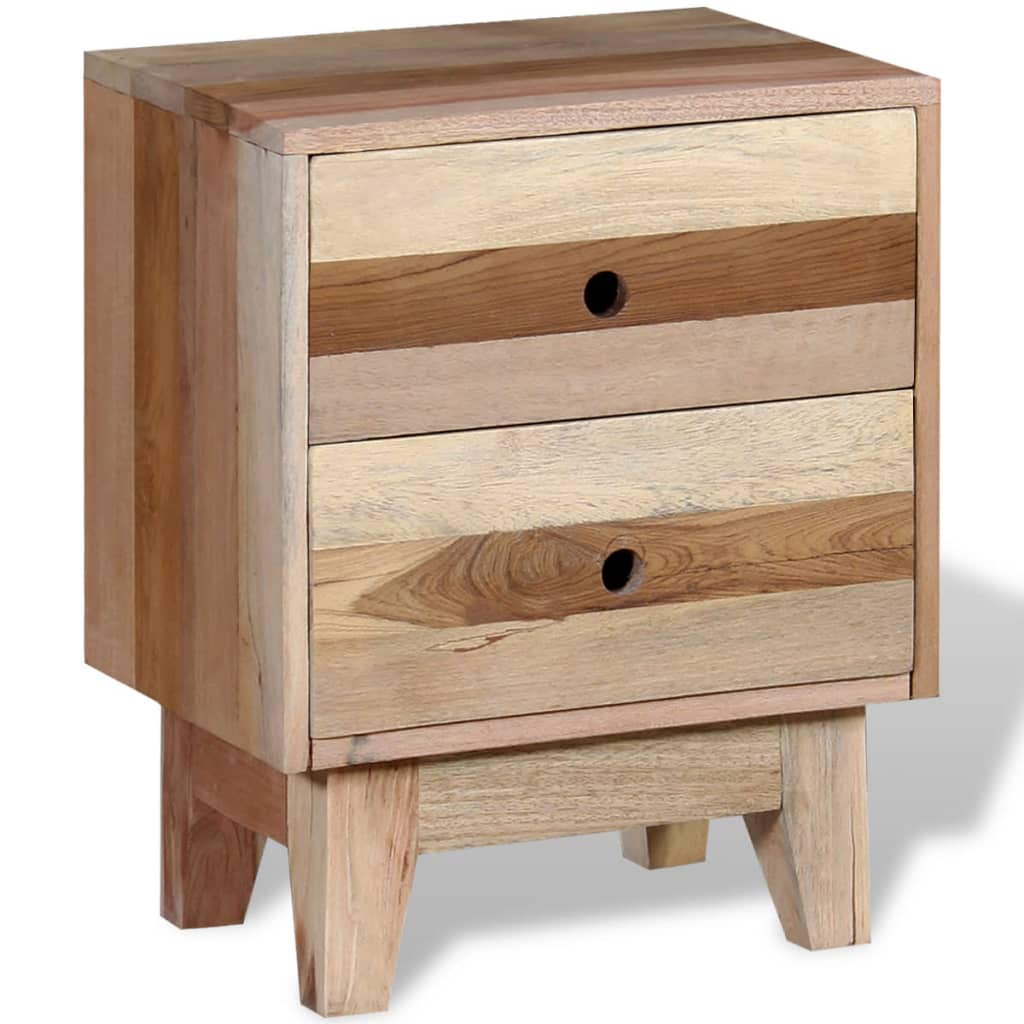 Nachtkastje massief gerecycled hout is nu te koop bij PeponiXL, paradijselijk wonen!