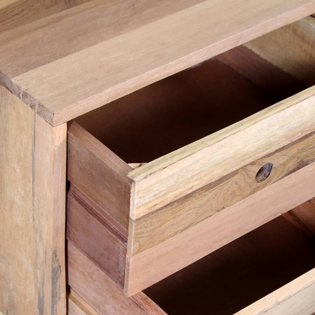 Nachtkastje massief gerecycled hout is nu te koop bij PeponiXL, paradijselijk wonen!