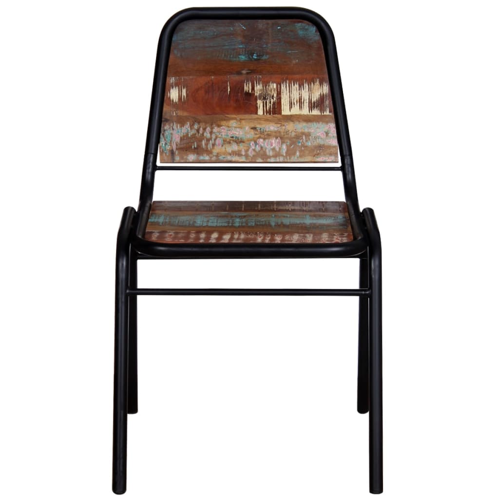 Eetkamerstoelen 2 st massief gerecycled hout is nu te koop bij PeponiXL, paradijselijk wonen!