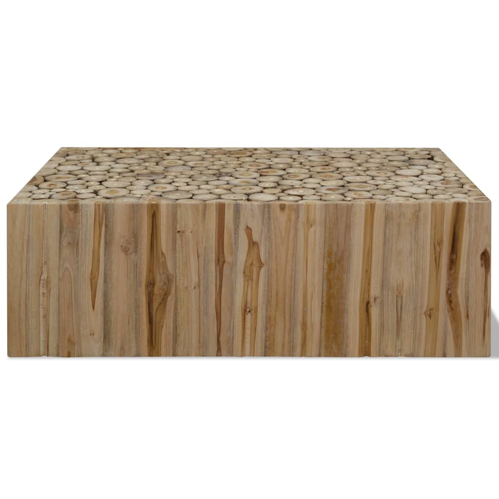 Salontafel 90x50x30 cm echt teakhout is nu te koop bij PeponiXL, paradijselijk wonen!