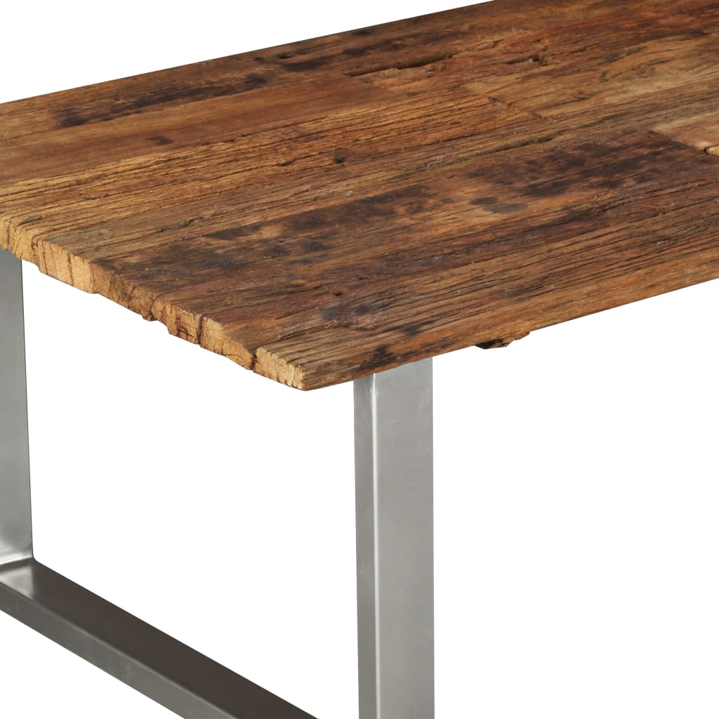 Salontafel 100x60x38 cm massief gerecycled hout is nu te koop bij PeponiXL, paradijselijk wonen!