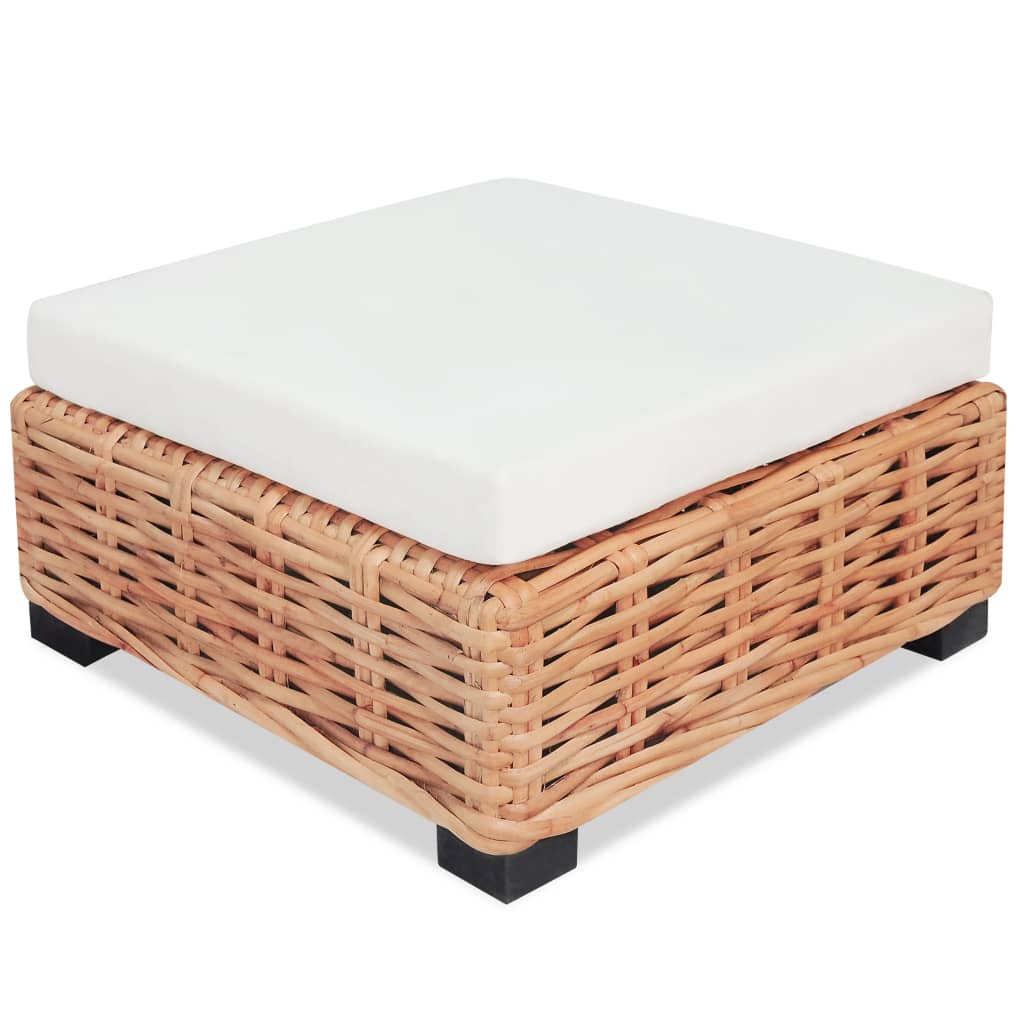 Loungeset natuurlijk rattan 27-delig is nu te koop bij PeponiXL, paradijselijk wonen!
