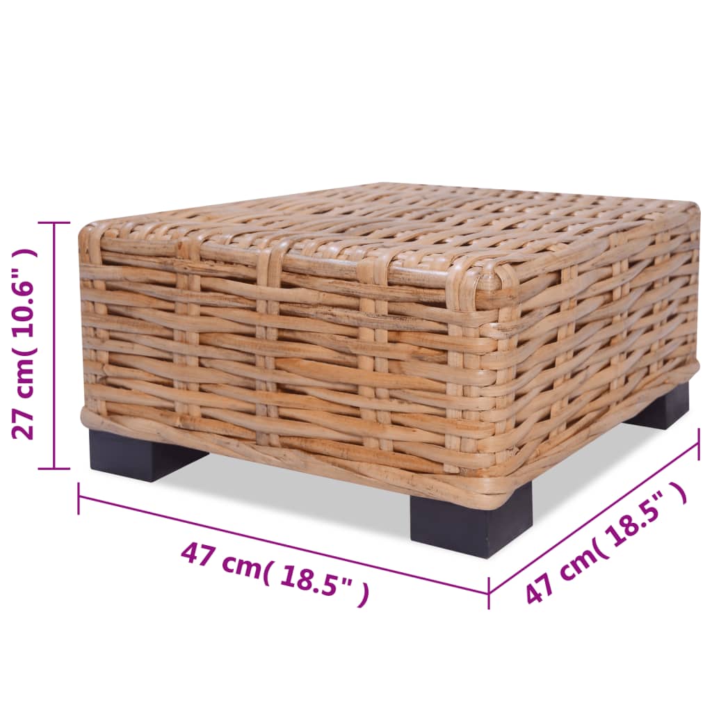 Loungeset natuurlijk rattan 16-delig is nu te koop bij PeponiXL, paradijselijk wonen!