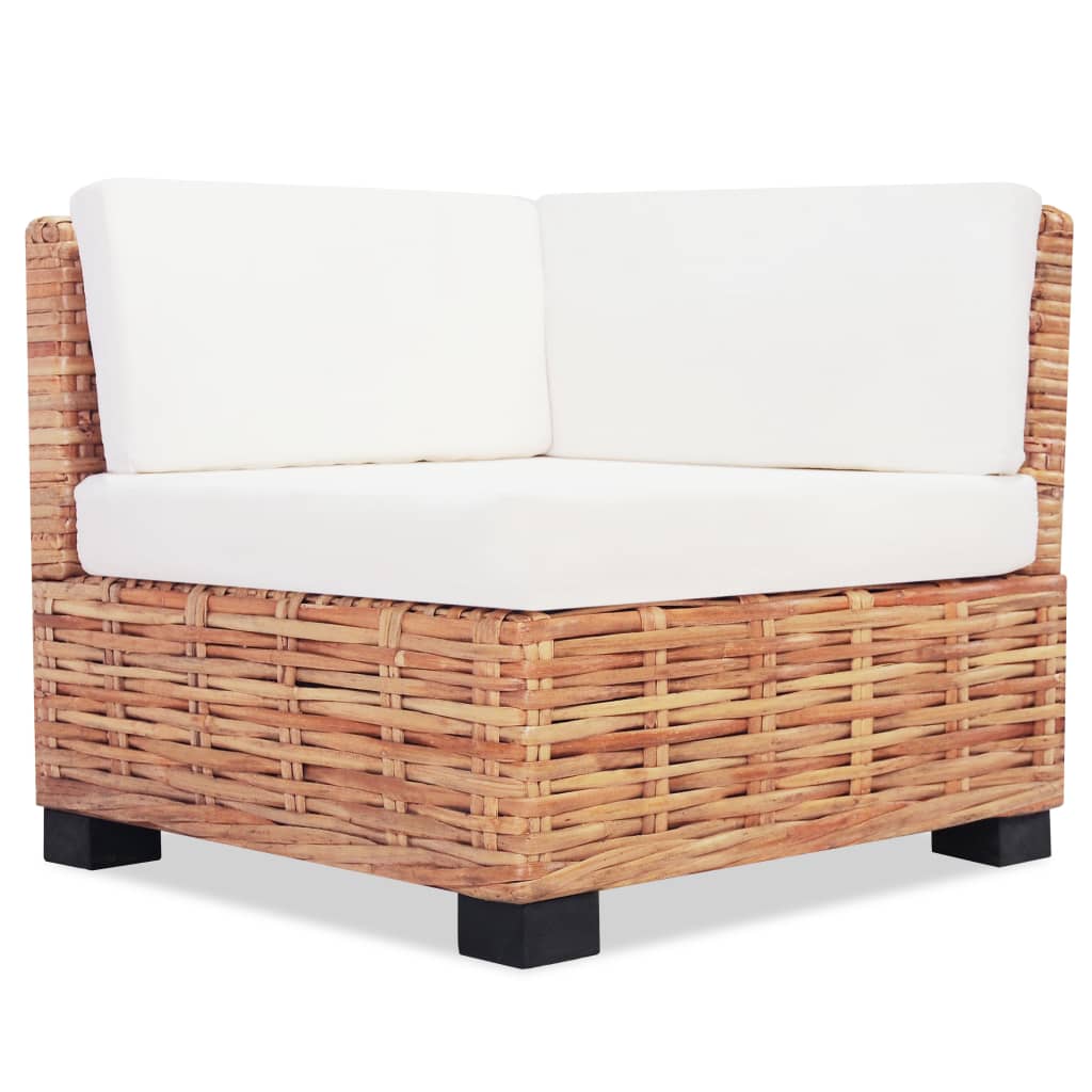Loungeset natuurlijk rattan 16-delig is nu te koop bij PeponiXL, paradijselijk wonen!