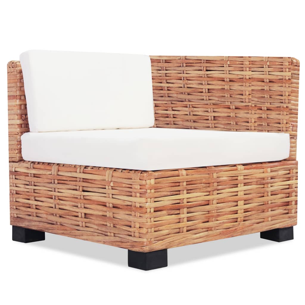 Loungeset natuurlijk rattan 14-delig is nu te koop bij PeponiXL, paradijselijk wonen!
