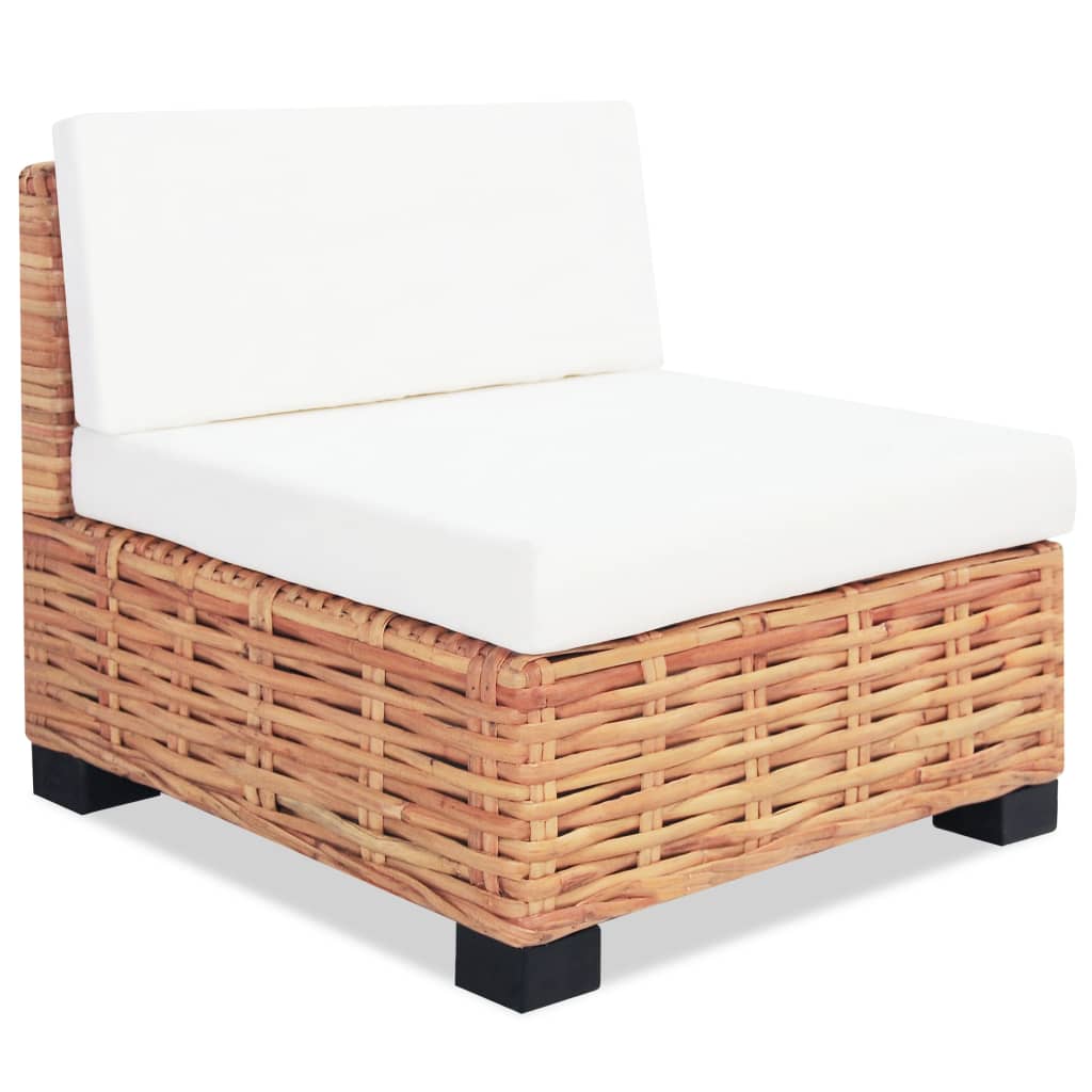 Loungeset natuurlijk rattan 14-delig is nu te koop bij PeponiXL, paradijselijk wonen!