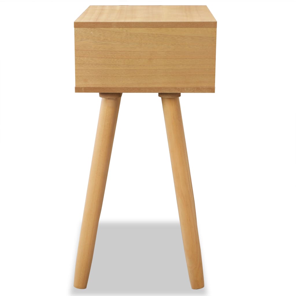 Nachtkastjes 2 st 40x30x61 cm massief grenenhout bruin is nu te koop bij PeponiXL, paradijselijk wonen!