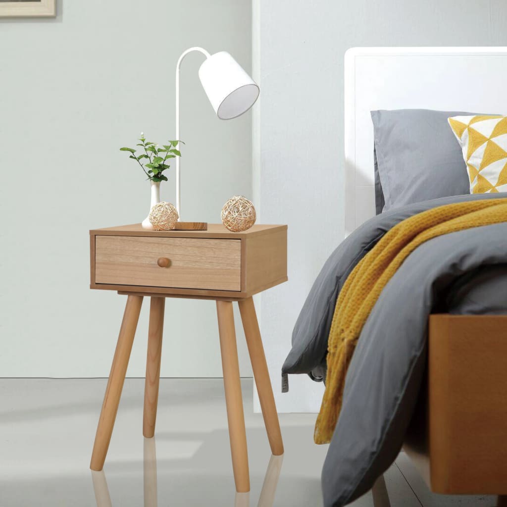 Nachtkastjes 2 st 40x30x61 cm massief grenenhout bruin is nu te koop bij PeponiXL, paradijselijk wonen!