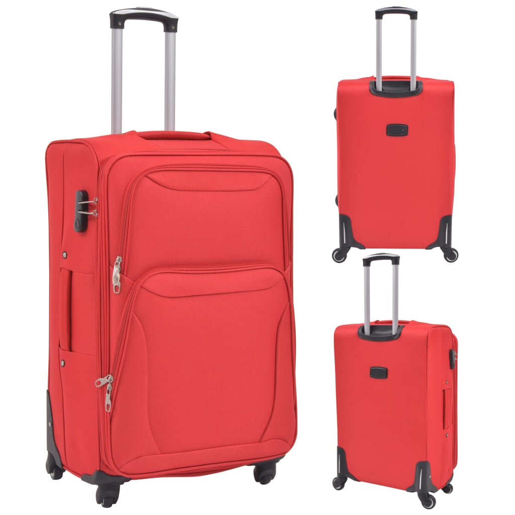 Trolleyset rood 3-delig is nu te koop bij PeponiXL, paradijselijk wonen!