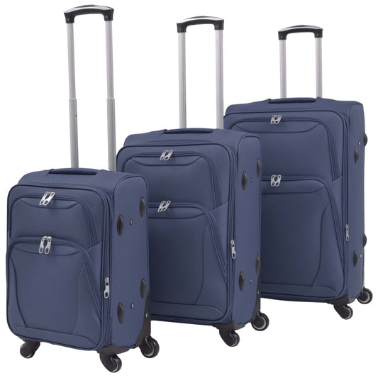 Trolleyset marineblauw 3-delig is nu te koop bij PeponiXL, paradijselijk wonen!