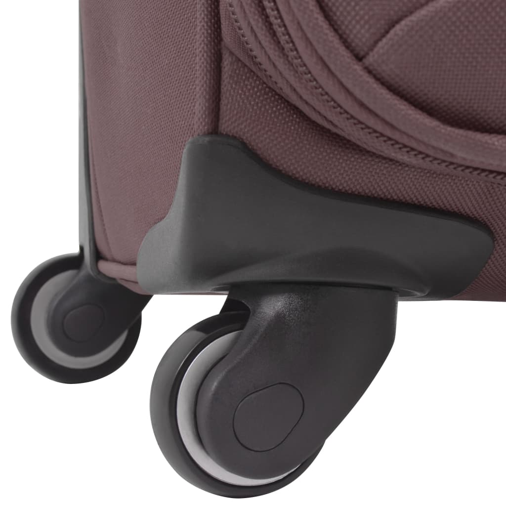 Trolleyset koffiebruin 3-delig is nu te koop bij PeponiXL, paradijselijk wonen!