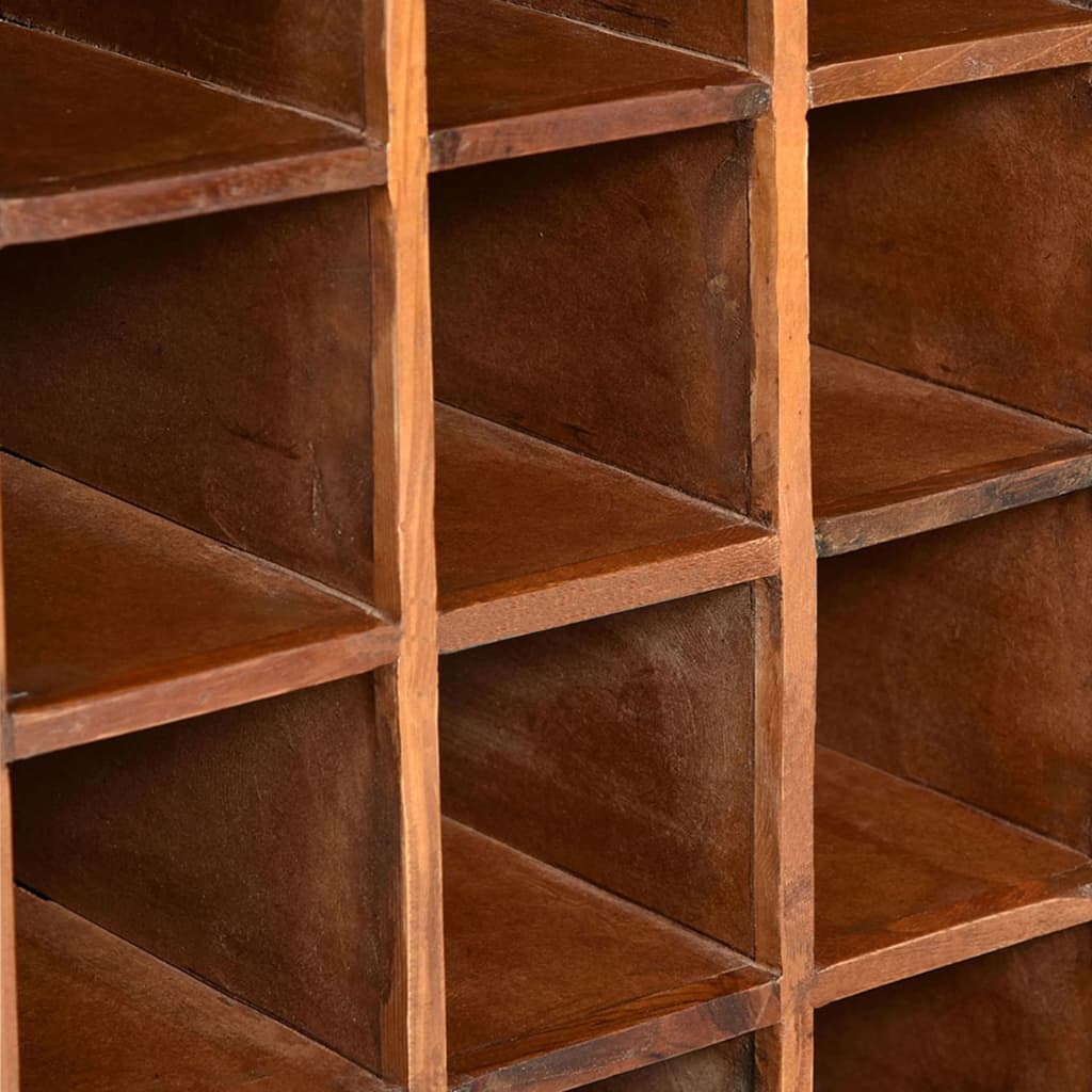 Wijnrek voor 16 flessen massief gerecycled hout is nu te koop bij PeponiXL, paradijselijk wonen!