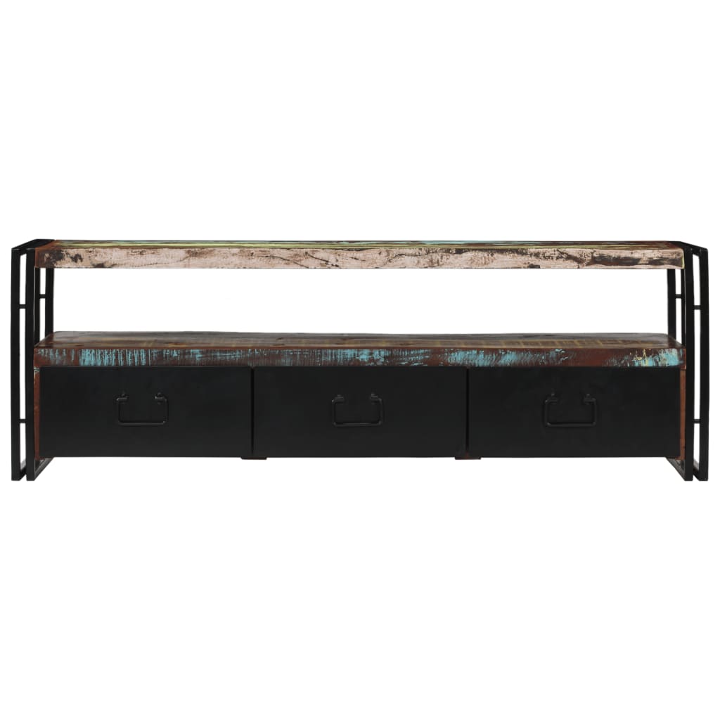Tv-meubel 120x30x40 cm massief gerecycled hout is nu te koop bij PeponiXL, paradijselijk wonen!
