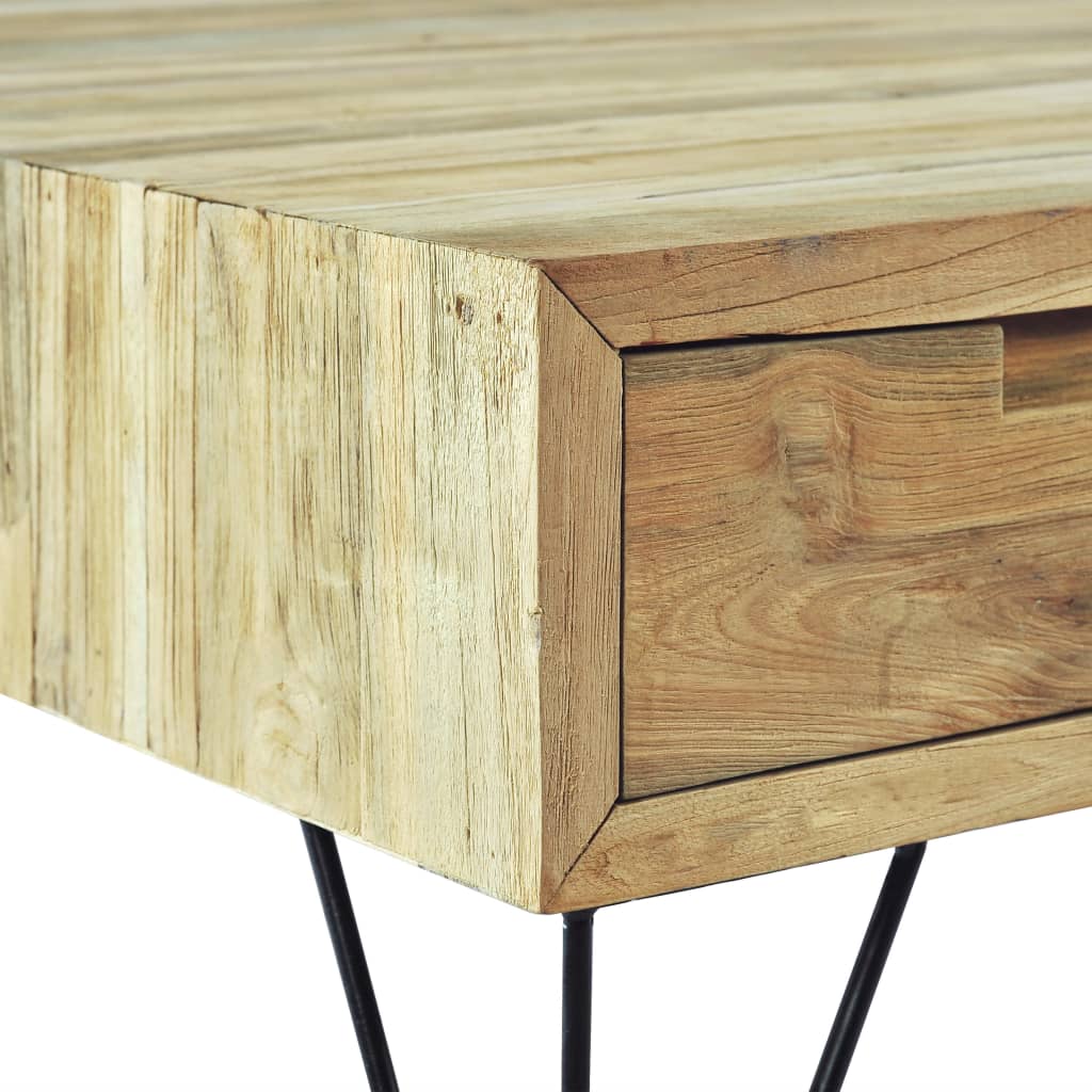 Tv-meubel 120x35x35 cm massief teakhout is nu te koop bij PeponiXL, paradijselijk wonen!