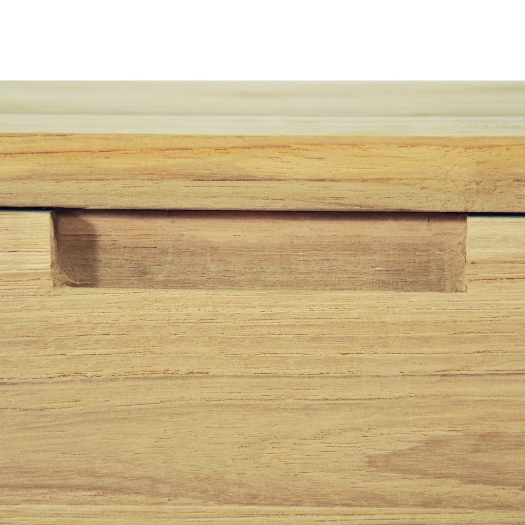 Tv-meubel 120x35x35 cm massief teakhout is nu te koop bij PeponiXL, paradijselijk wonen!