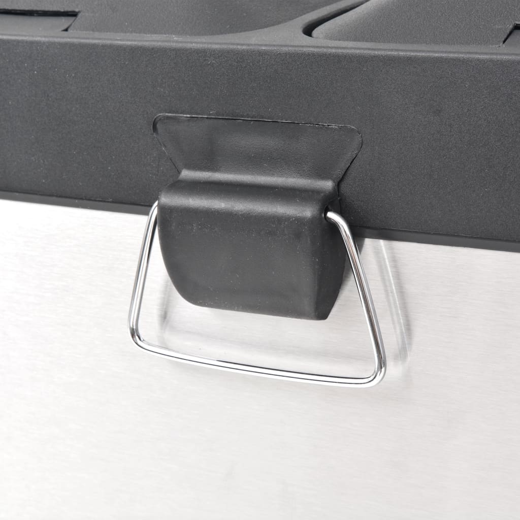 Pedaalemmer voor recycling 36 L roestvrij staal is nu te koop bij PeponiXL, paradijselijk wonen!