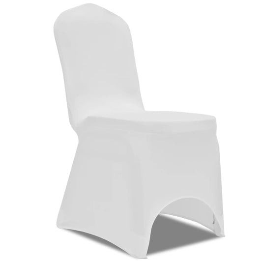 Stoelhoezen stretch wit 100 st is nu te koop bij PeponiXL, paradijselijk wonen!