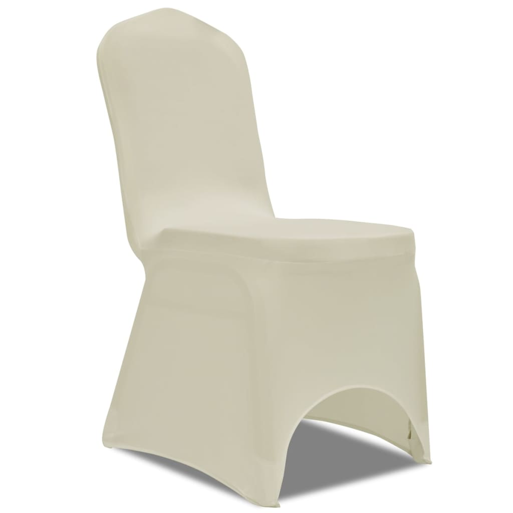 Stoelhoezen stretch crème 100 st is nu te koop bij PeponiXL, paradijselijk wonen!