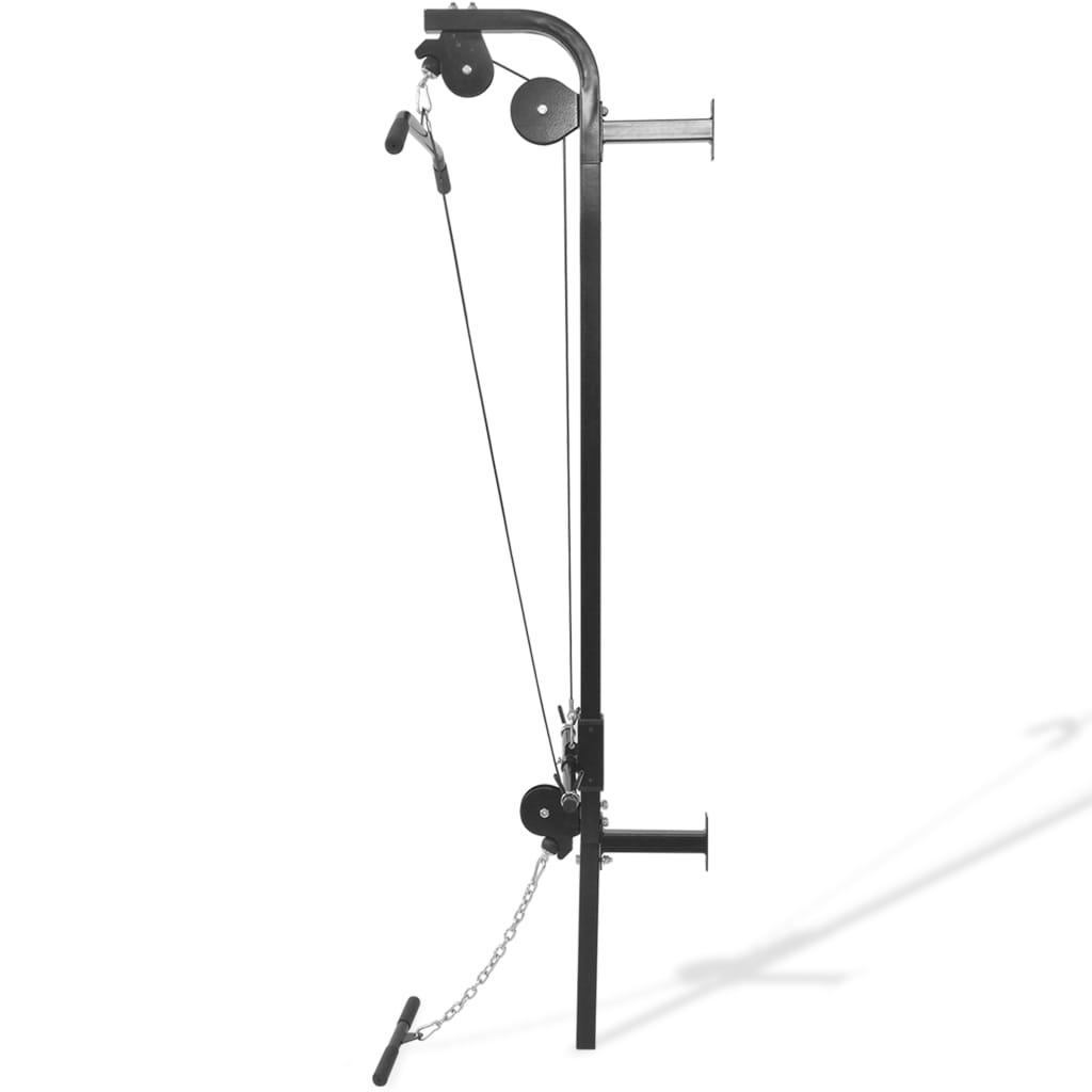 Home gym met 2 katrollen wandgemonteerd is nu te koop bij PeponiXL, paradijselijk wonen!