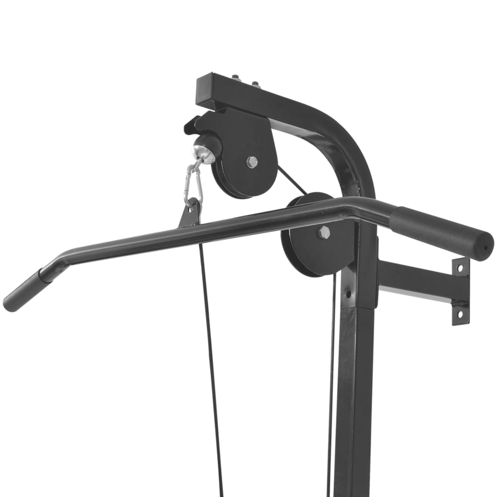 Home gym met 2 katrollen wandgemonteerd is nu te koop bij PeponiXL, paradijselijk wonen!