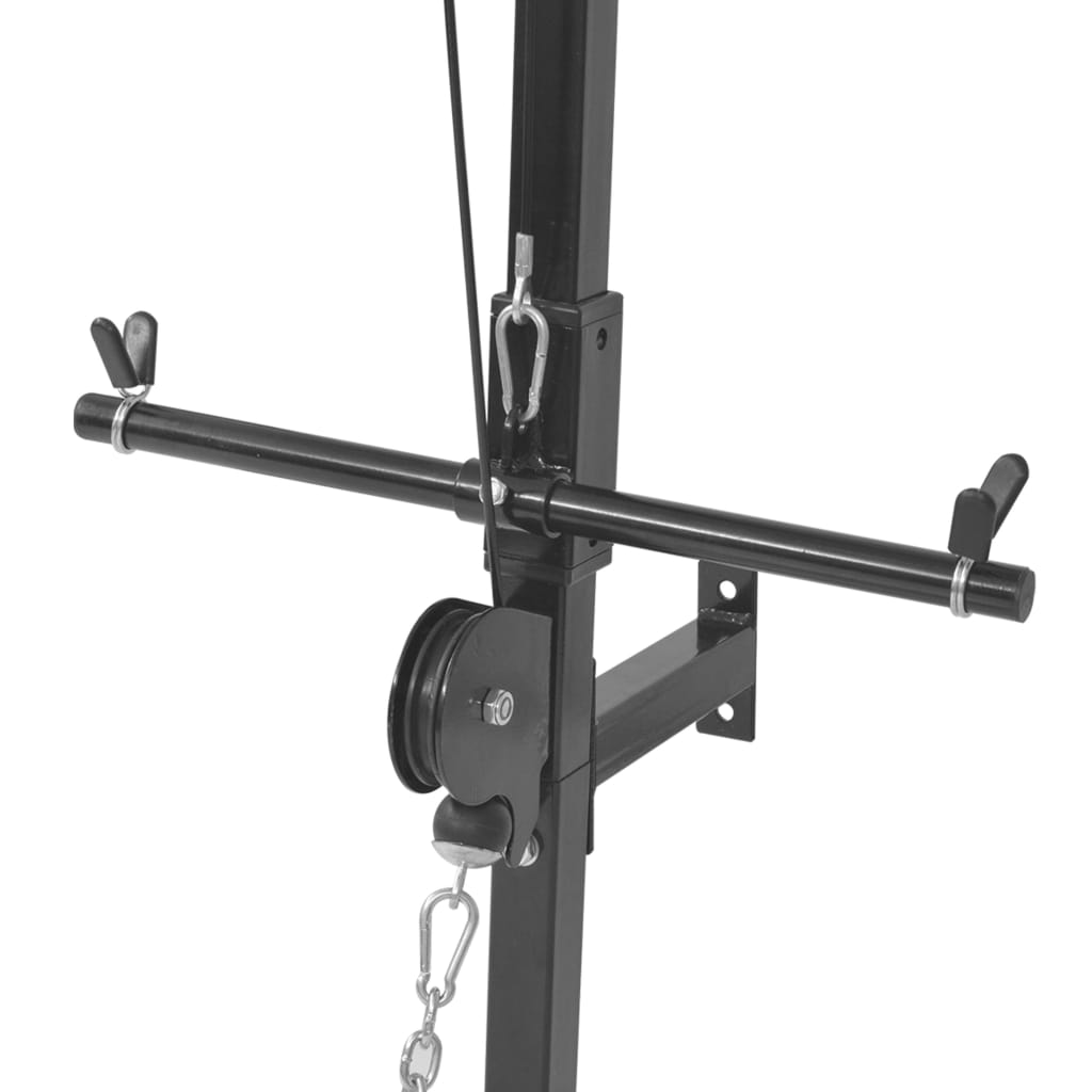 Home gym met 2 katrollen wandgemonteerd is nu te koop bij PeponiXL, paradijselijk wonen!
