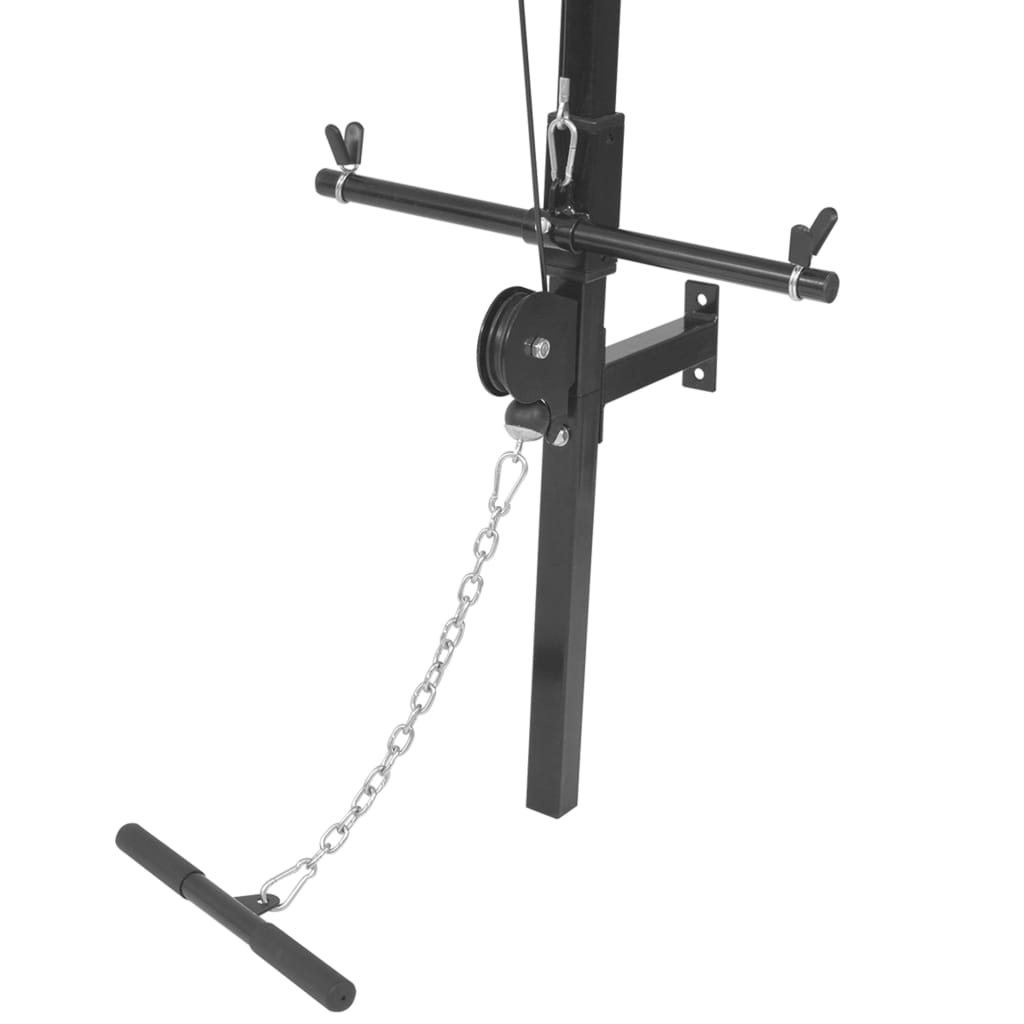 Home gym met 2 katrollen wandgemonteerd is nu te koop bij PeponiXL, paradijselijk wonen!