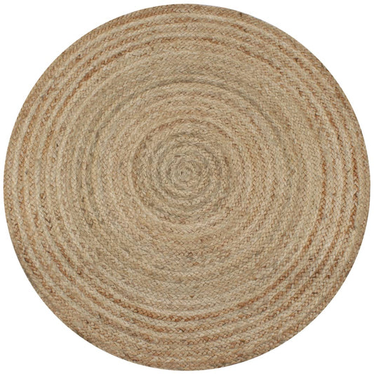 Tapijt rond 150 cm gevlochten jute is nu te koop bij PeponiXL, paradijselijk wonen!