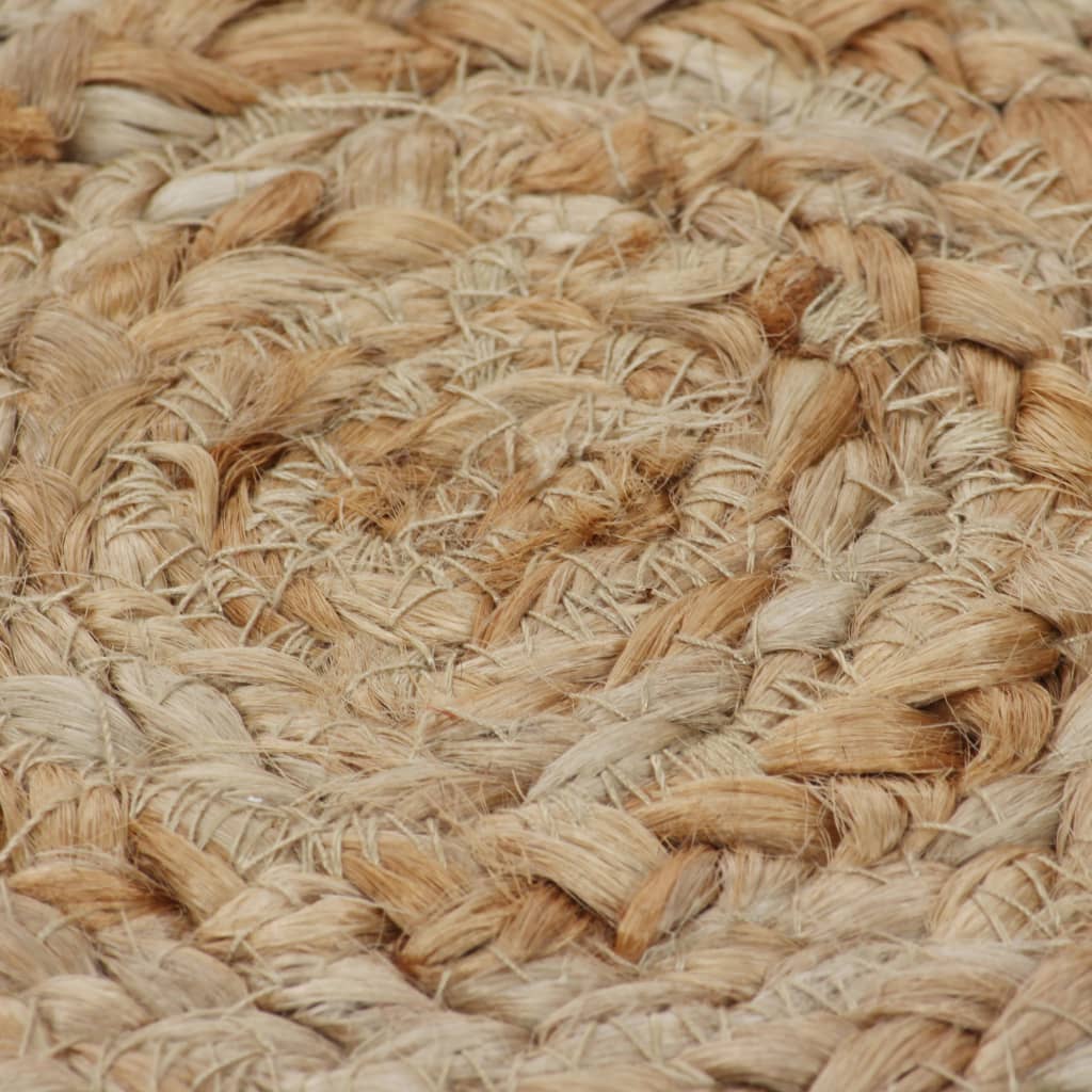 Tapijt met ontwerp rond 120 cm gevlochten jute is nu te koop bij PeponiXL, paradijselijk wonen!