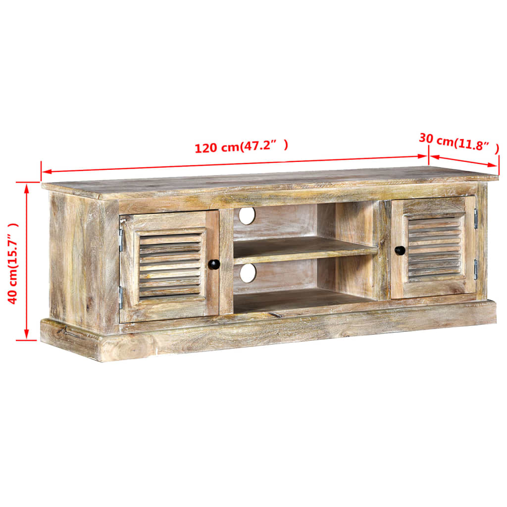 Tv-meubel massief mangohout is nu te koop bij PeponiXL, paradijselijk wonen!