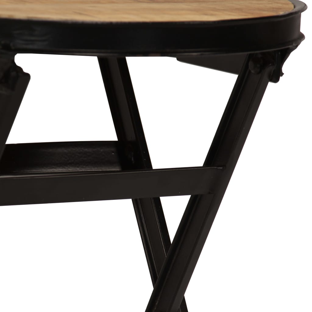 Bureau met inklapbaar krukje 115x50x76 cm massief mangohout is nu te koop bij PeponiXL, paradijselijk wonen!