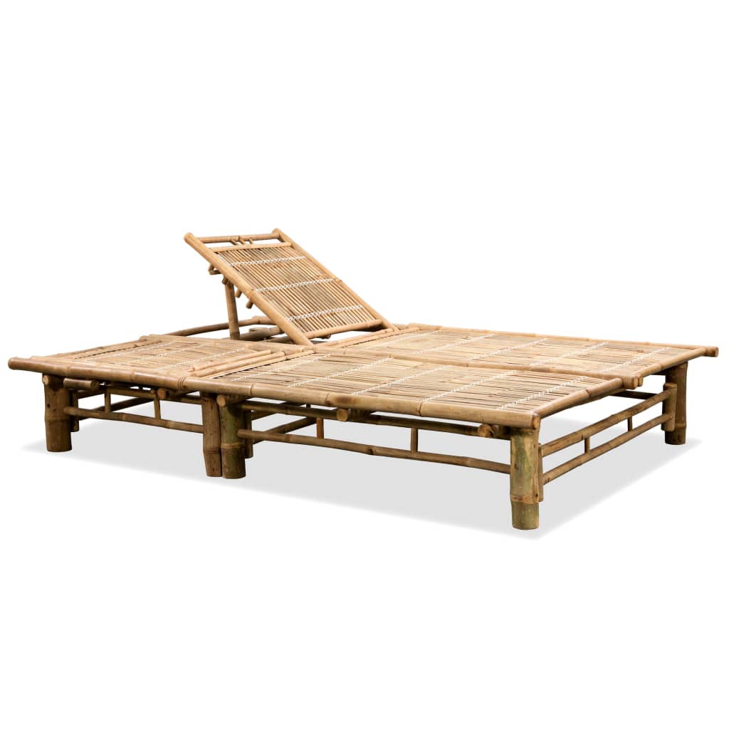 Ligbed tweepersoons bamboe is nu te koop bij PeponiXL, paradijselijk wonen!
